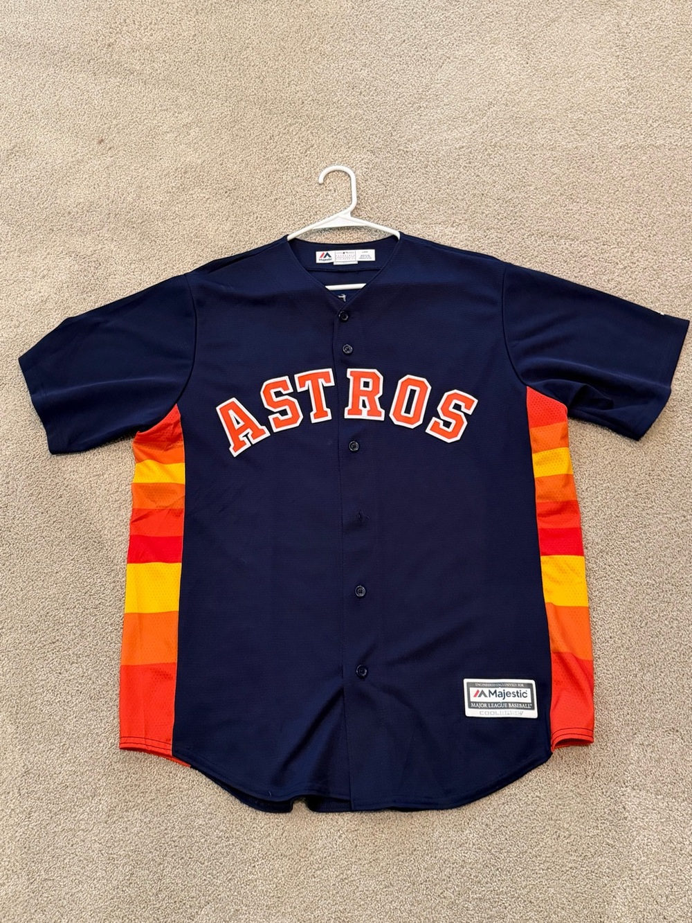 Majestic Astros Correa Alternate Jersey size L